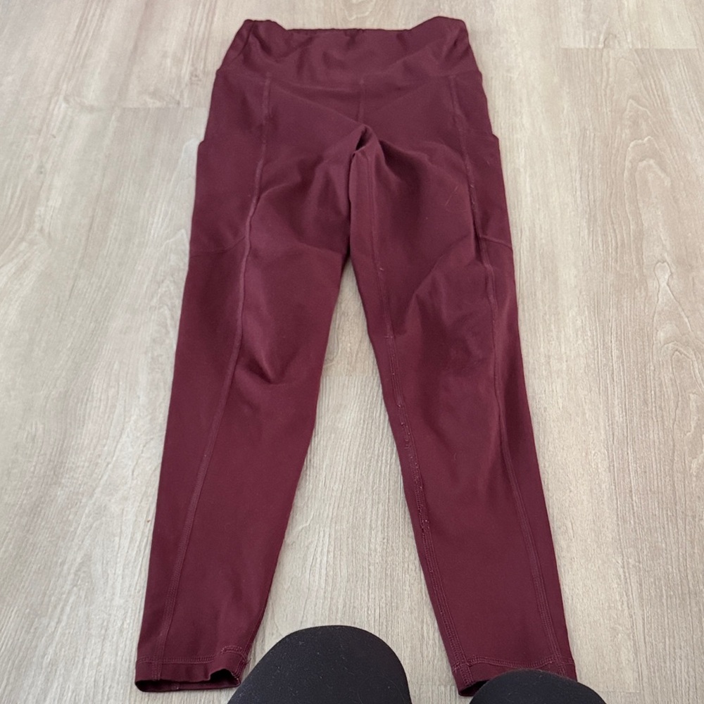 Burgundy Leggings